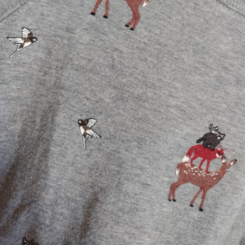 Torrid Raglan Woodland Creature Sweater - Picture 3 of 3